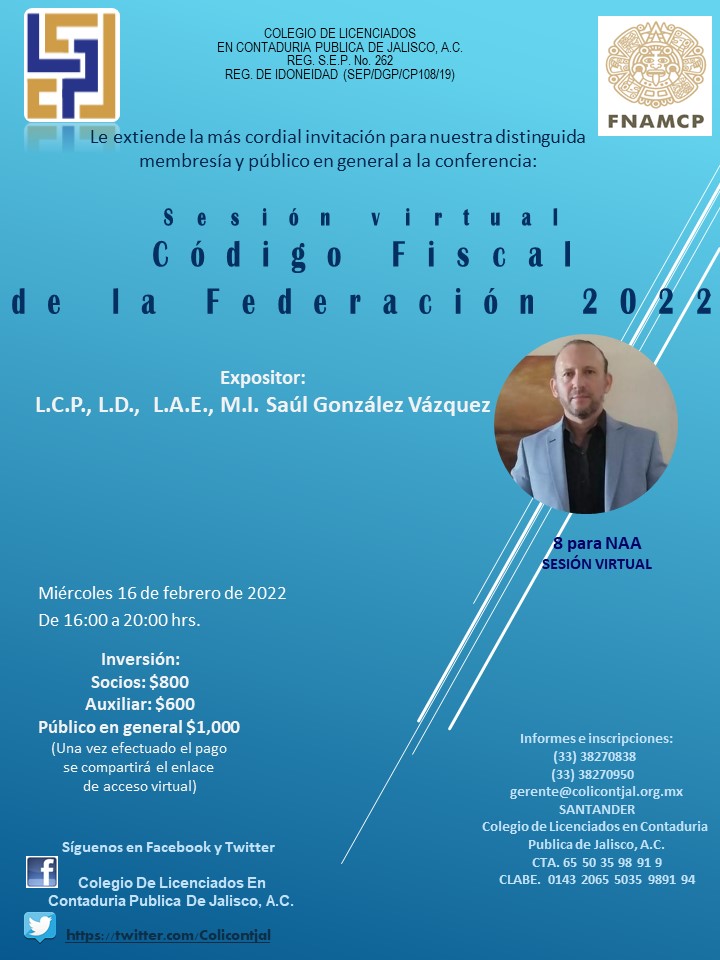 Código Fiscal de la Federación 2022