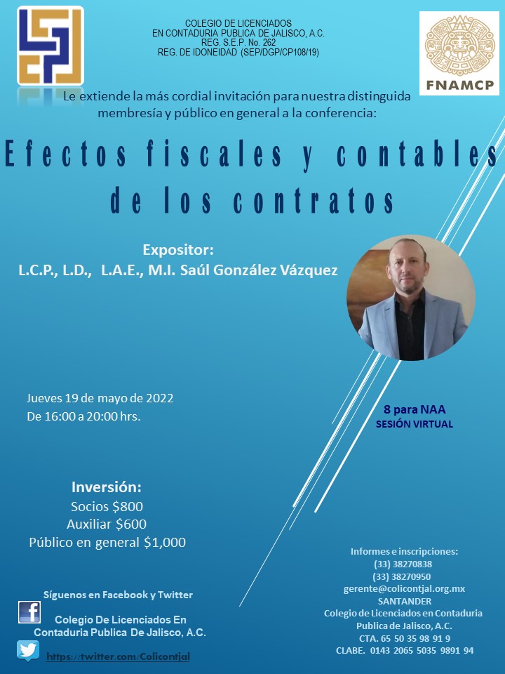 Efectos fiscales y contables de los contratos