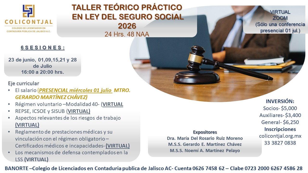 Taller en Ley del Seguro Social 2026 (sesi&oacute;n 1/6)
