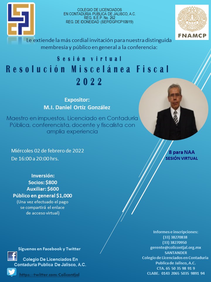 Resolución miscelánea fiscal 2022